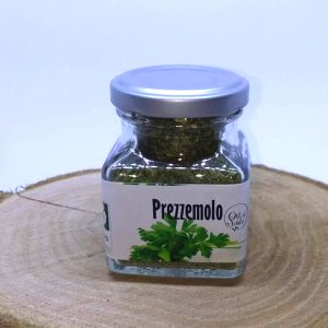 PREZZEMOLO ESSICCATO IN FOGLIE GR.25 IN VASETTO DI VETRO