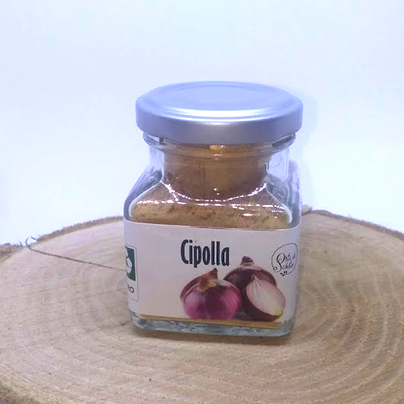 CIPOLLA ESSICCATA GR.20 IN VASETTO DI VETRO