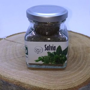 SALVIA ESSICCATA GR.15 IN VASETTO DI VETRO