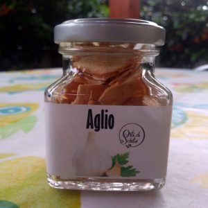 AGLIO ESSICCATO GR.20 IN VASETTO DI VETRO