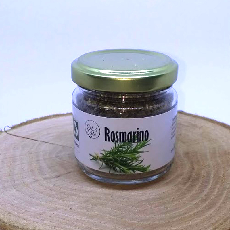 ROSMARINO ESSICCATO IN FOGLIE GR.30 IN VASETTO DI VETRO