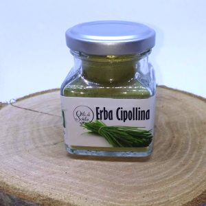ERBA CIPOLLINA ESSICCATA IN POLVERE GR.25 IN VASETTO DI VETRO